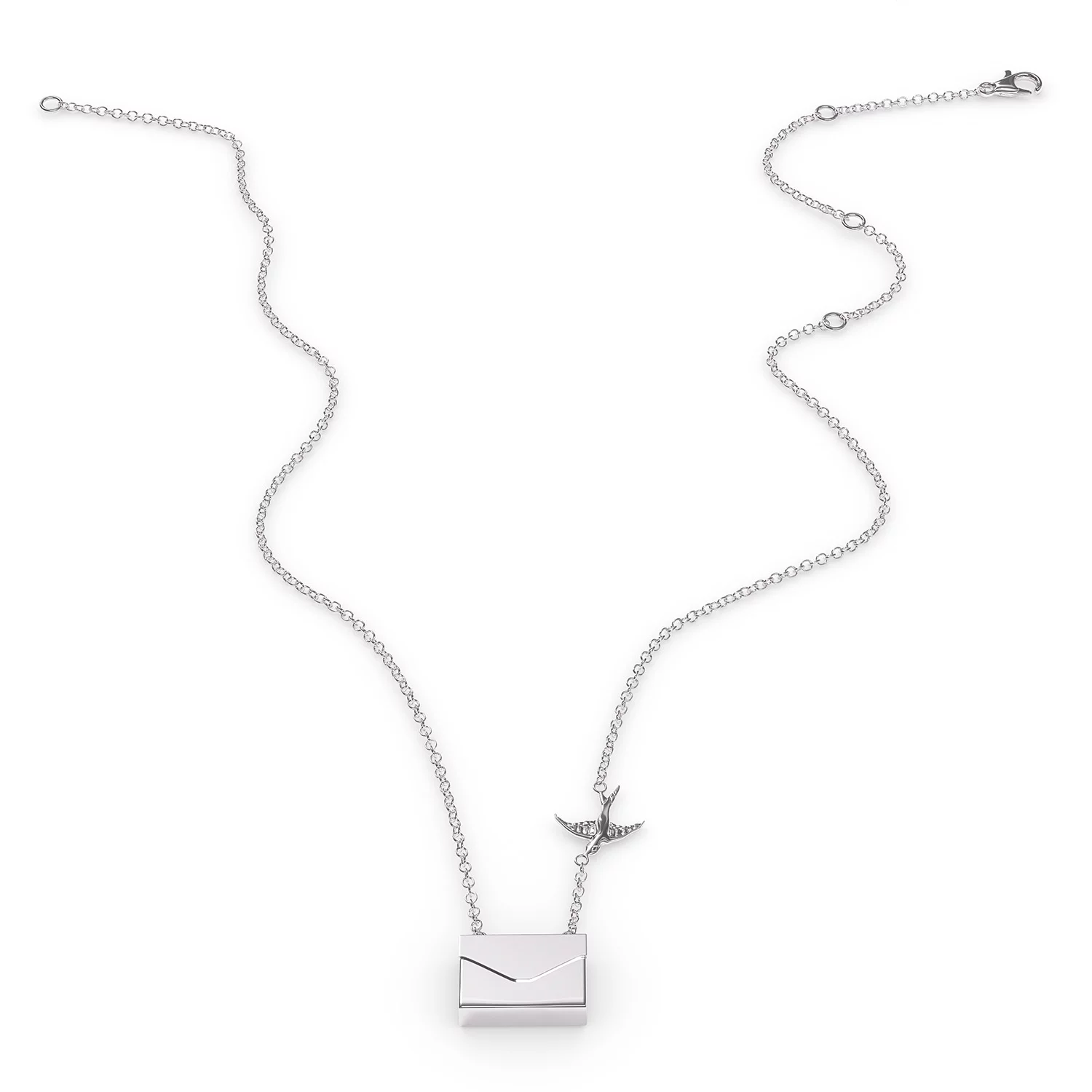 Locket Necklace Protein Meat Ground beef Hamburger in a silver Envelope Neonblond