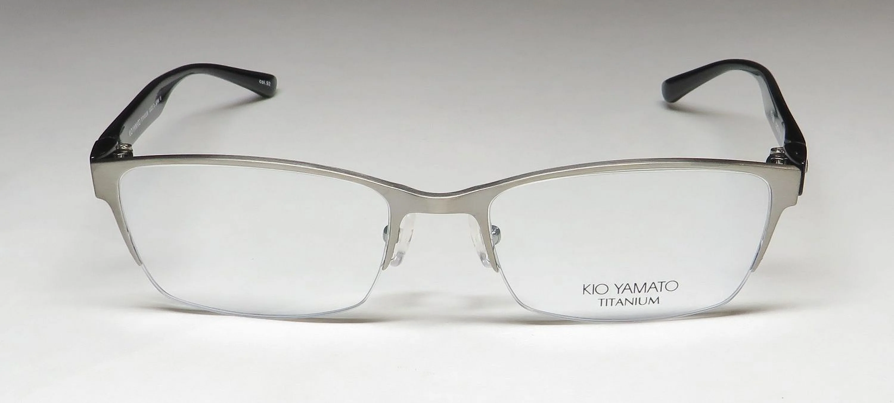 KIO YAMATO KT-350 TITANIUM HALF-RIMLESS JAPENESE DESIGNER EYEGLASS FRAME/GLASSES