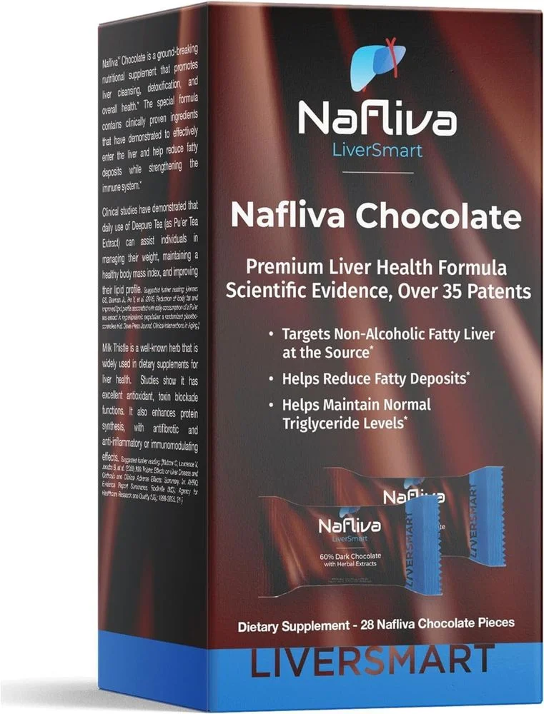Nafliva LiverSmart | Nafliva Chocolate | with Peppermint Flavor | Premium Liver Health Formula | The Delicious Daily Liver Health & Liver Cleanse Essential