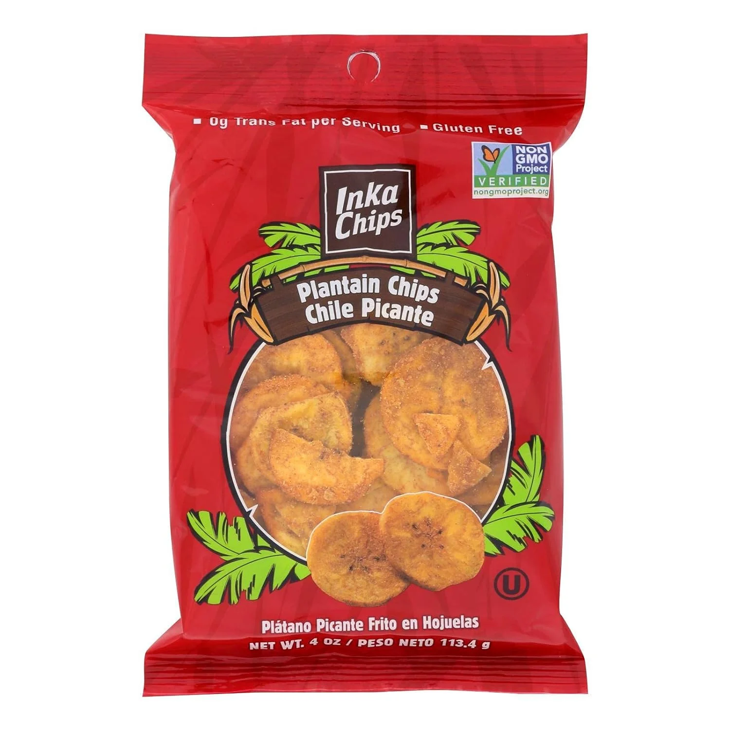 Inka Chips- Chile Picante Plantain Chips,4 Ounce (Pack Of 12)