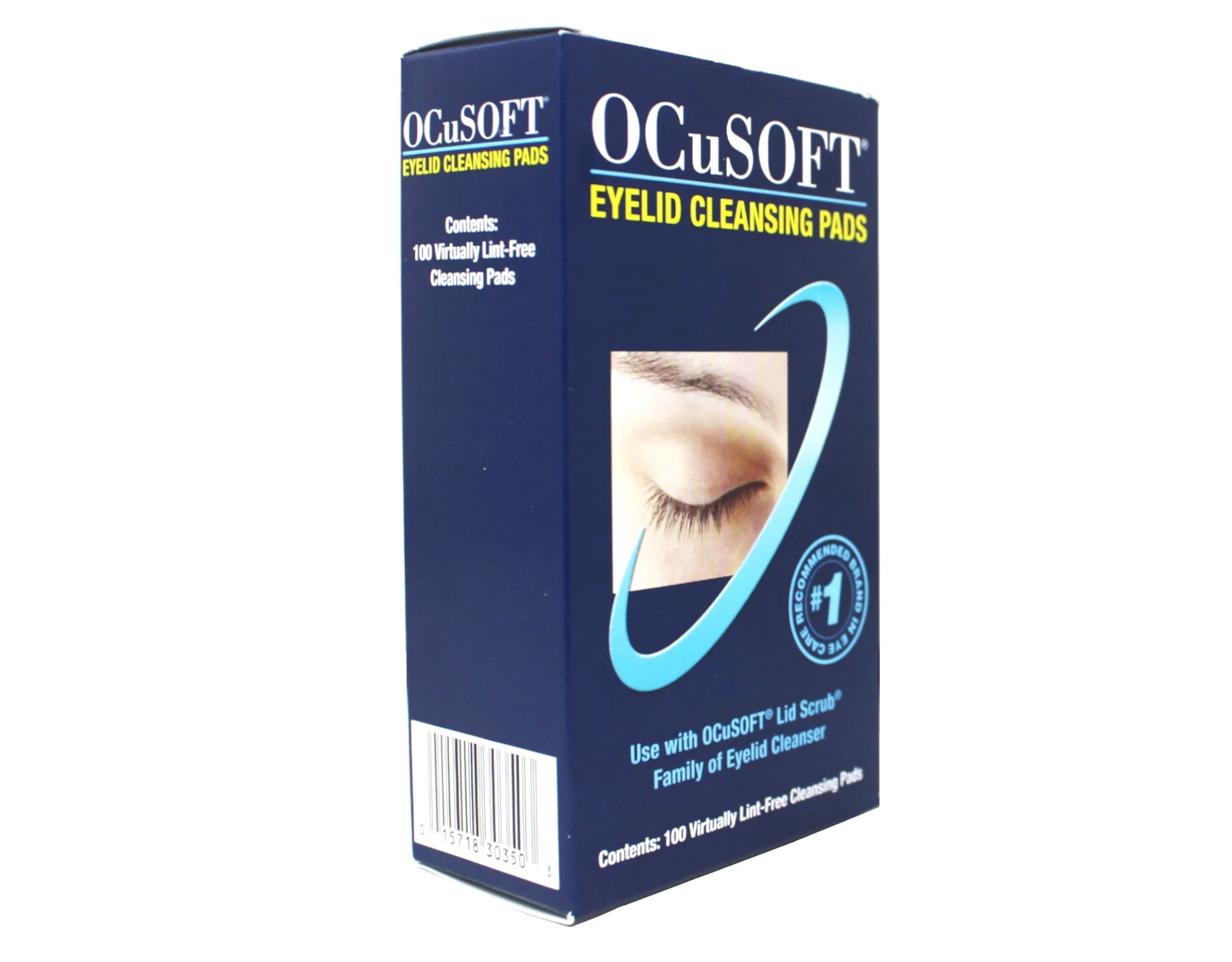 Ocusoft Eye Lid Virtually Line Free Cleansing Pads, 100 Ea, 6 Pack