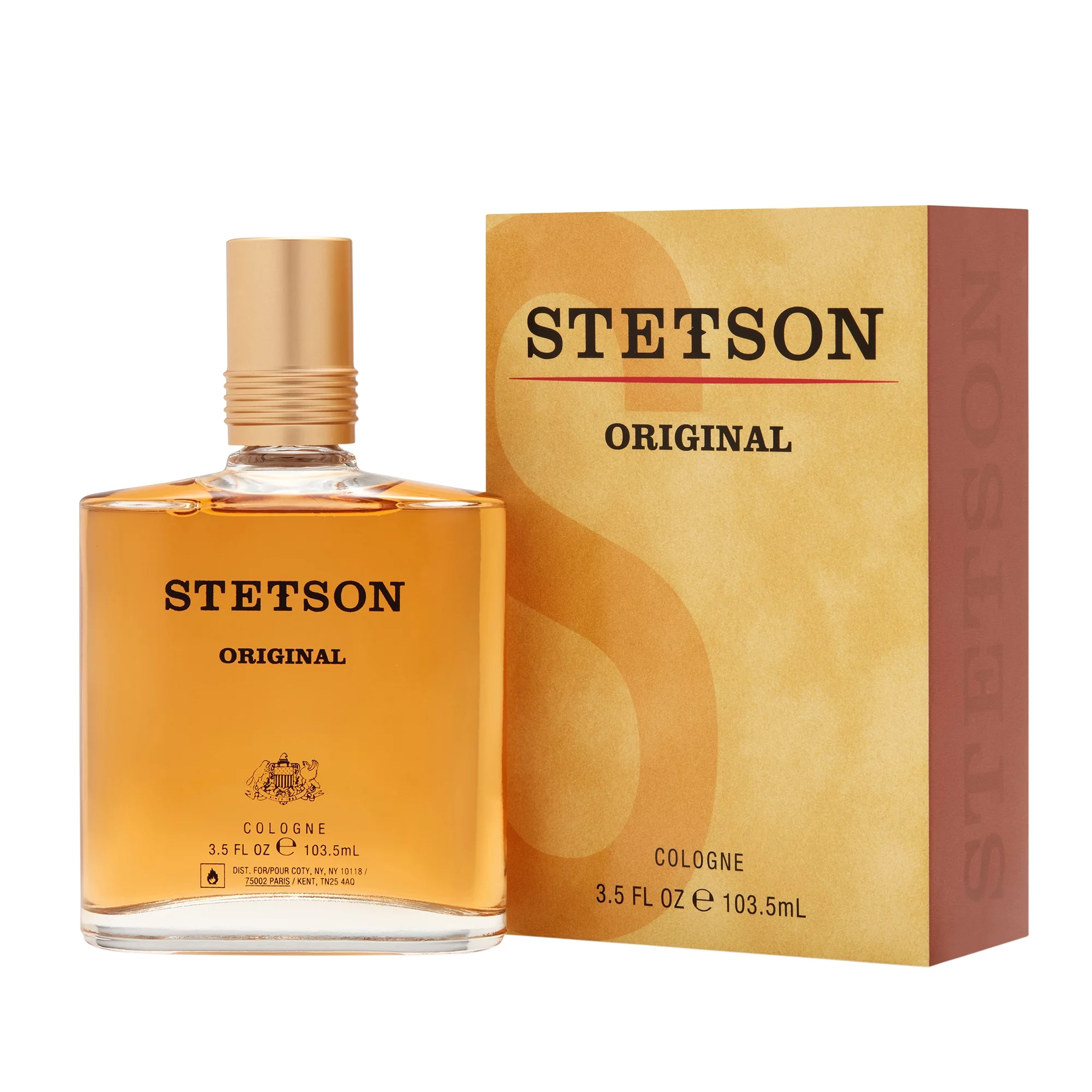 Stetson Original Eau de Cologne for Men, 3.5 Oz Full Size