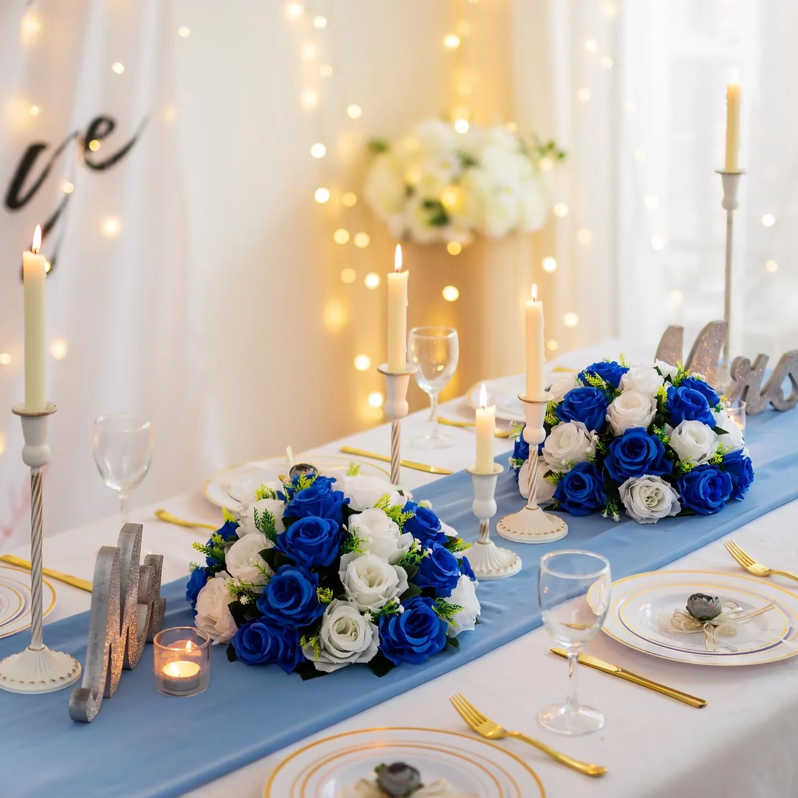 Artificial Wedding Flower Balls for Centerpieces 10Pcs 14.2