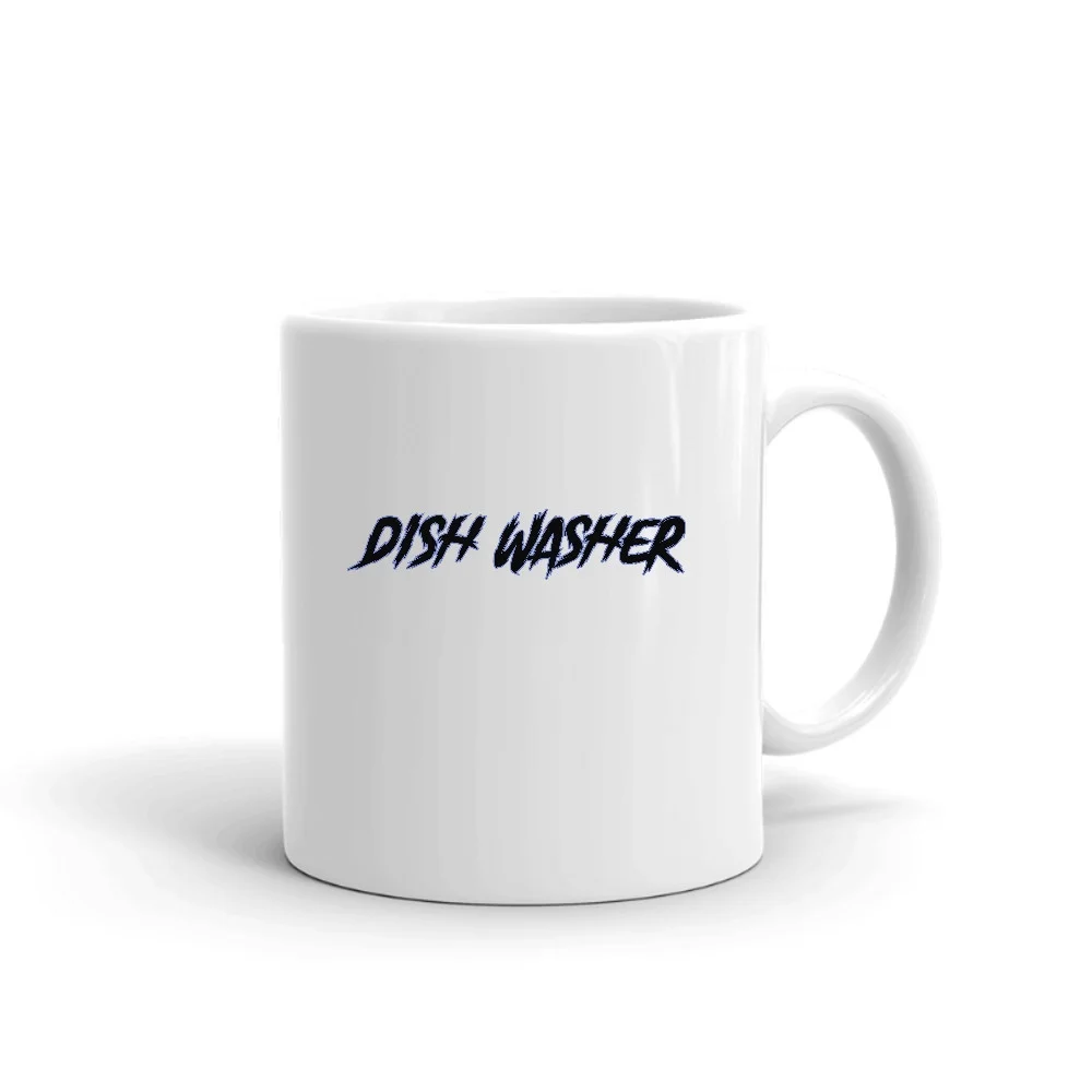 Dish Washer Slasher Style Ceramic Dishwasher And Microwave Safe Mug By Undefined Gifts