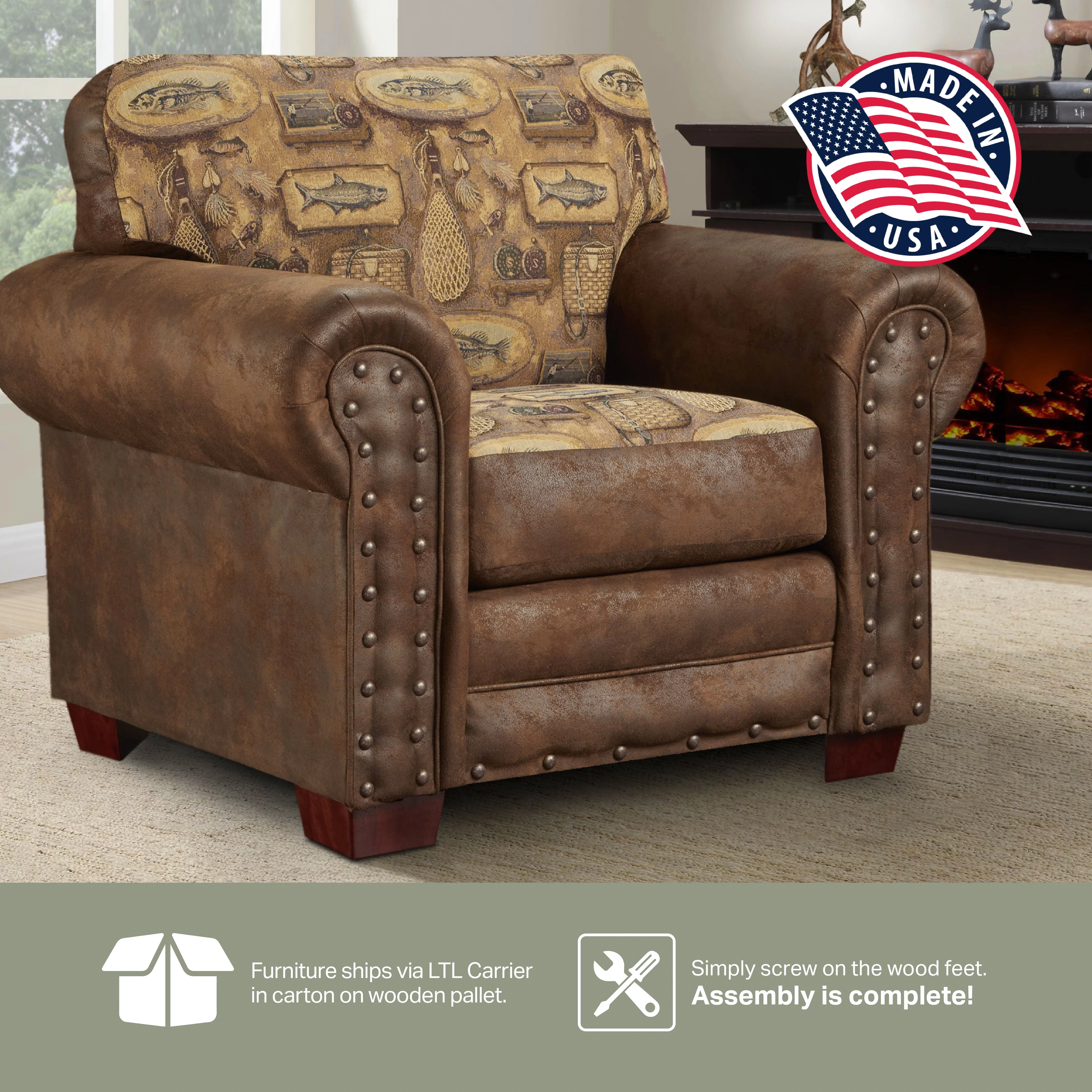 American Furniture Classics River Bend Lodge Arm Chair