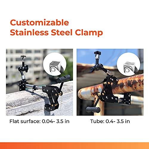 Brinno BCC2000 Plus Construction Camera Bundle - Includes: Full HD TLC2000 Time Lapse Camera, 32-ft Extender for Laptop/Tablet, Clamp Mount & Waterproof Case - 1 Year Battery - 2 Pack