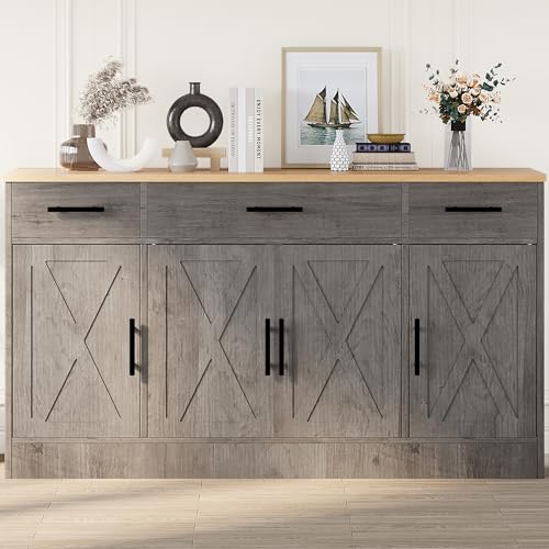 Shintenchi Buffet Cabinet with Storage,53.4