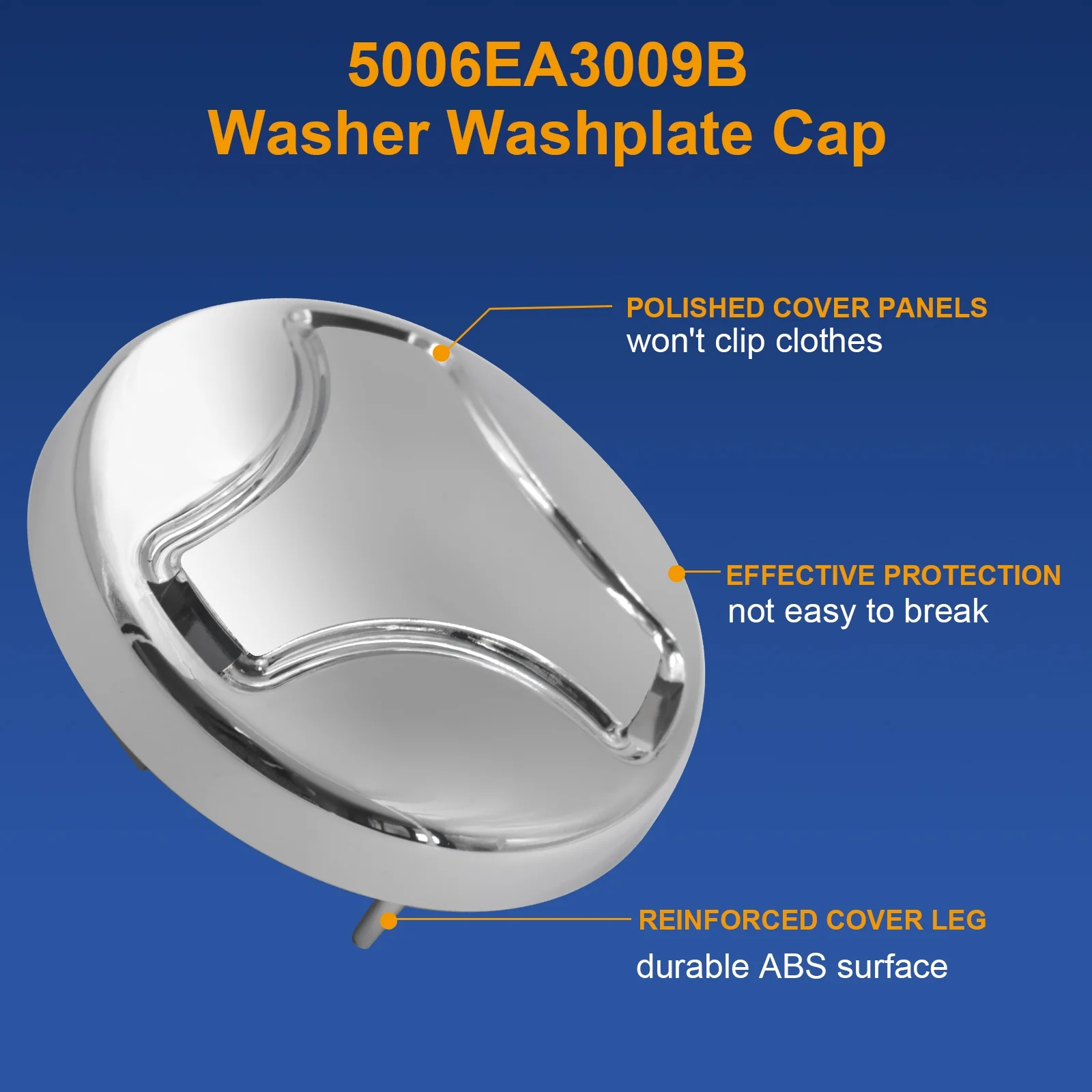 2 PCS 5006EA3009B Upgraded Washer Pulsator Cap Compatible with LG Pulsator Cap for Kenmore Washing Machine Cap, Replace 5006EA3009A 5006EA3009C MBL65219301 PS3525704 EAP3525704 WM2101HW