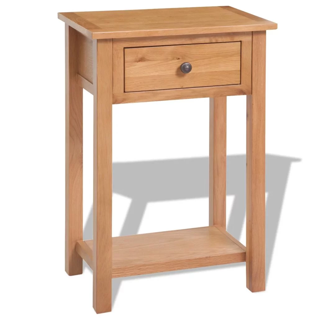 ametoys Console Table Solid Oak Wood 19.7