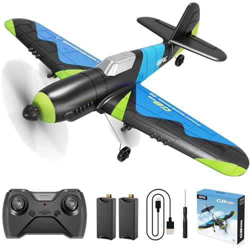 4DRC G8 Foam RC Plane Remote Control Airplane for Kids Adults, RC Airplane Helicopter Fighter Jet with 6-Axis Gyro, Light, Helicopter Plane Toy Gifts for Adults Kids Beginners
