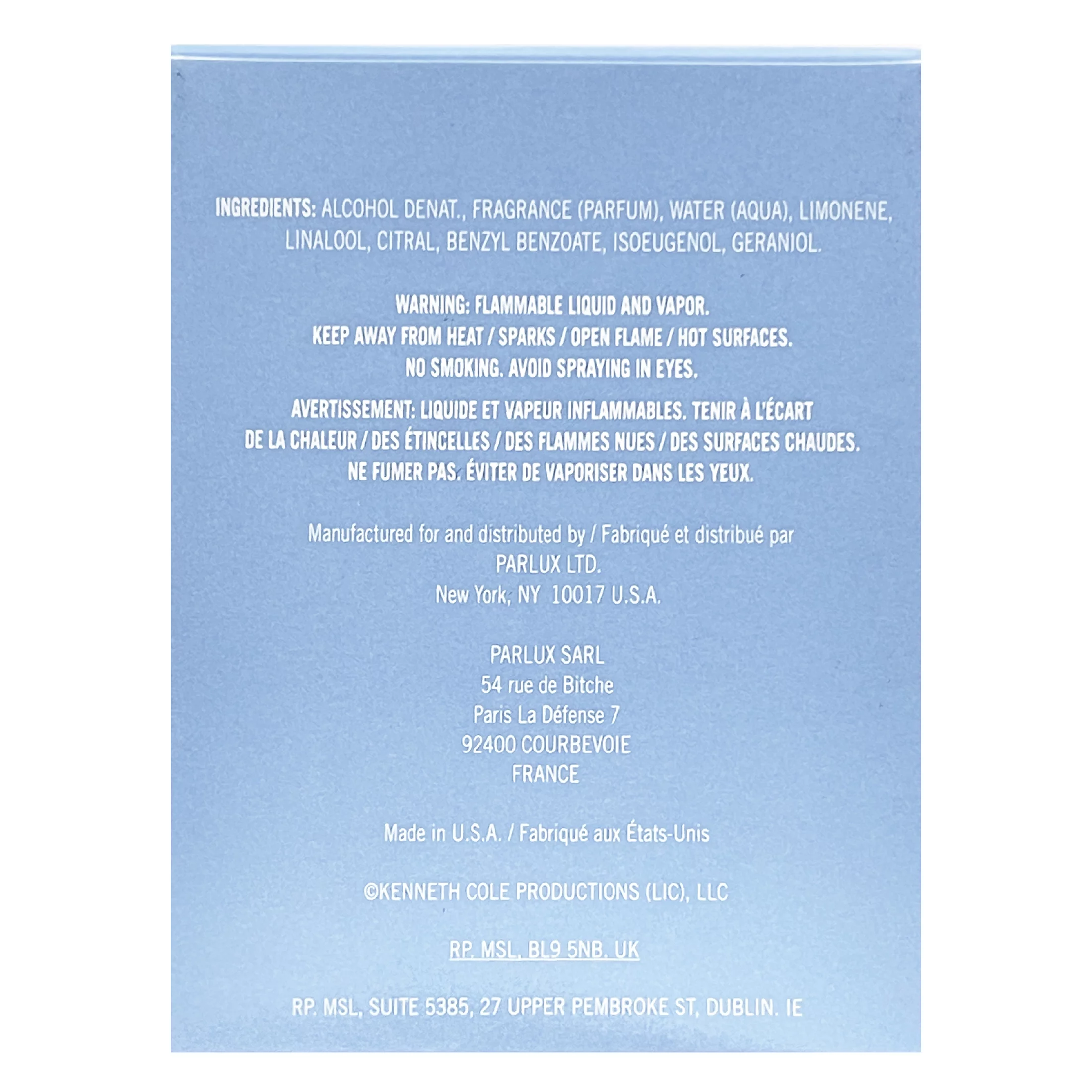 Kenneth Cole Blue by Kenneth Cole - Men - Eau De Toilette Spray 3.4 oz