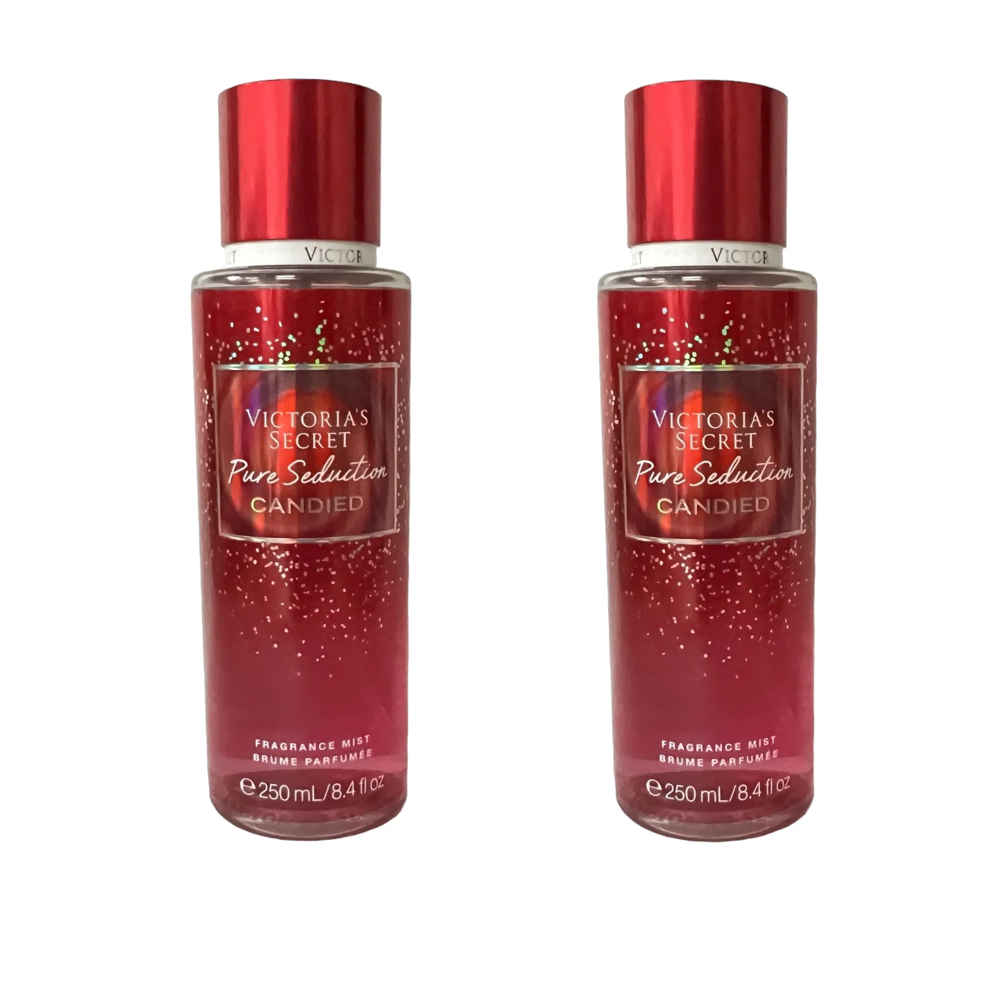 Victoria's Secret Pure Seduction Candied Fragrance Mist 8.4 fl oz 2 Pack