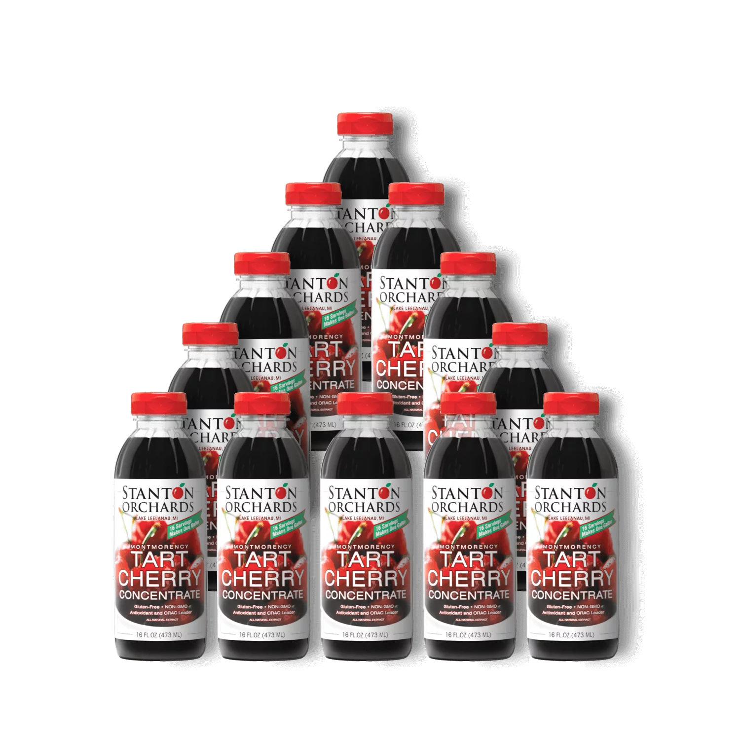 Stanton Orchards - Tart Cherry Montmorency Concentrate Juice (12 Pack) 16 FL Oz