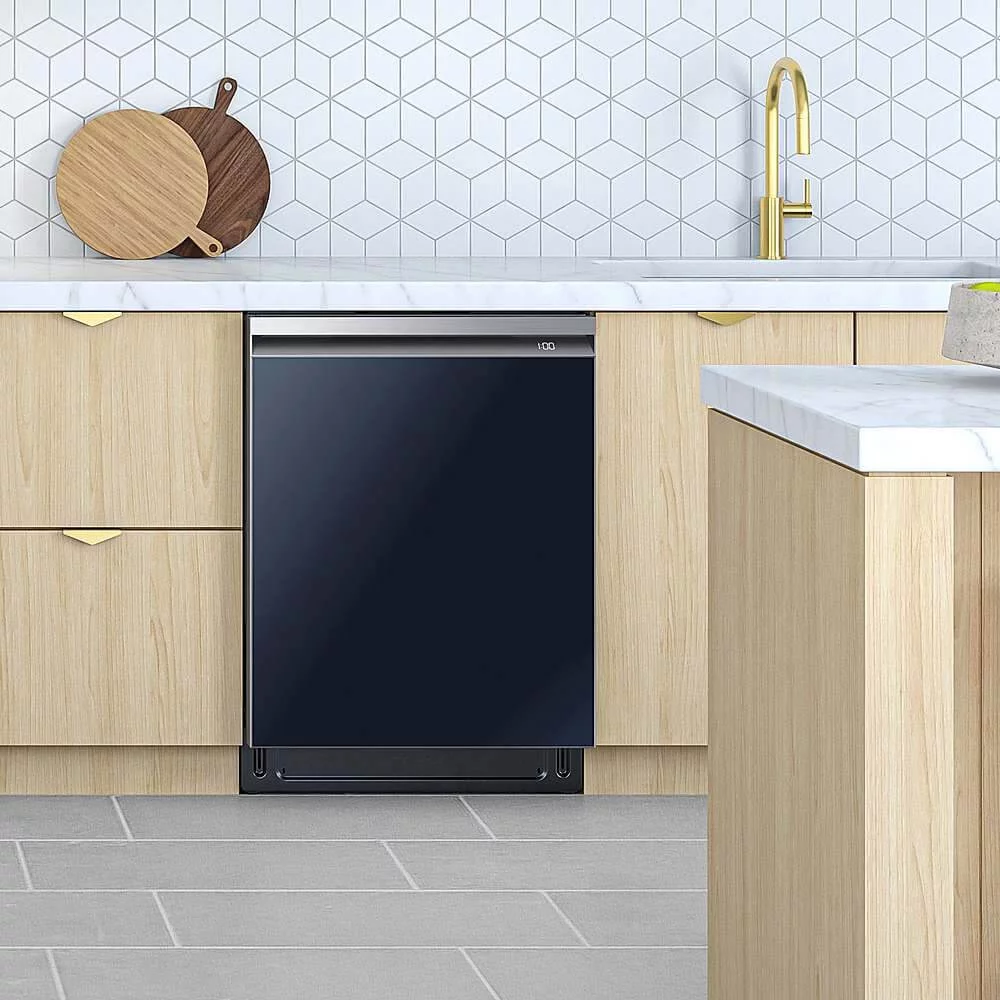 Samsung DWT24PNAQN Bespoke Custom Dishwasher Panel - Navy Steel