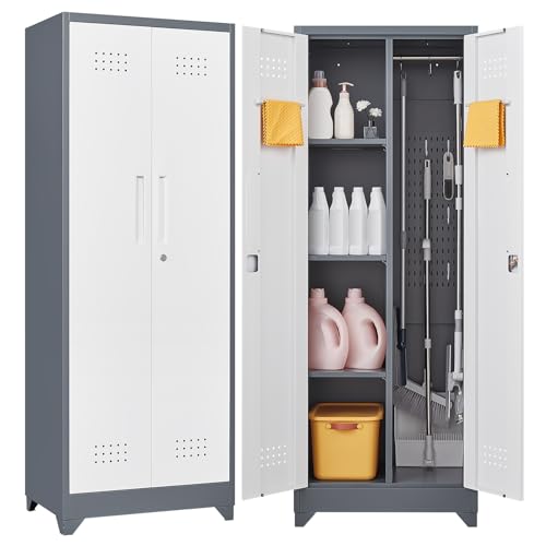 GREATMEET Broom Storage Cabinet, 65