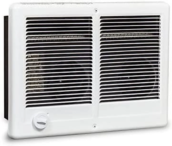 Cadet Com-Pak Twin Electric Wall Heater Complete Unit with Thermostat Model: CSTC402TW, Part: 67527, 13648/10236 BTU, 240/208 Volt, 4000/3000 Watt, White