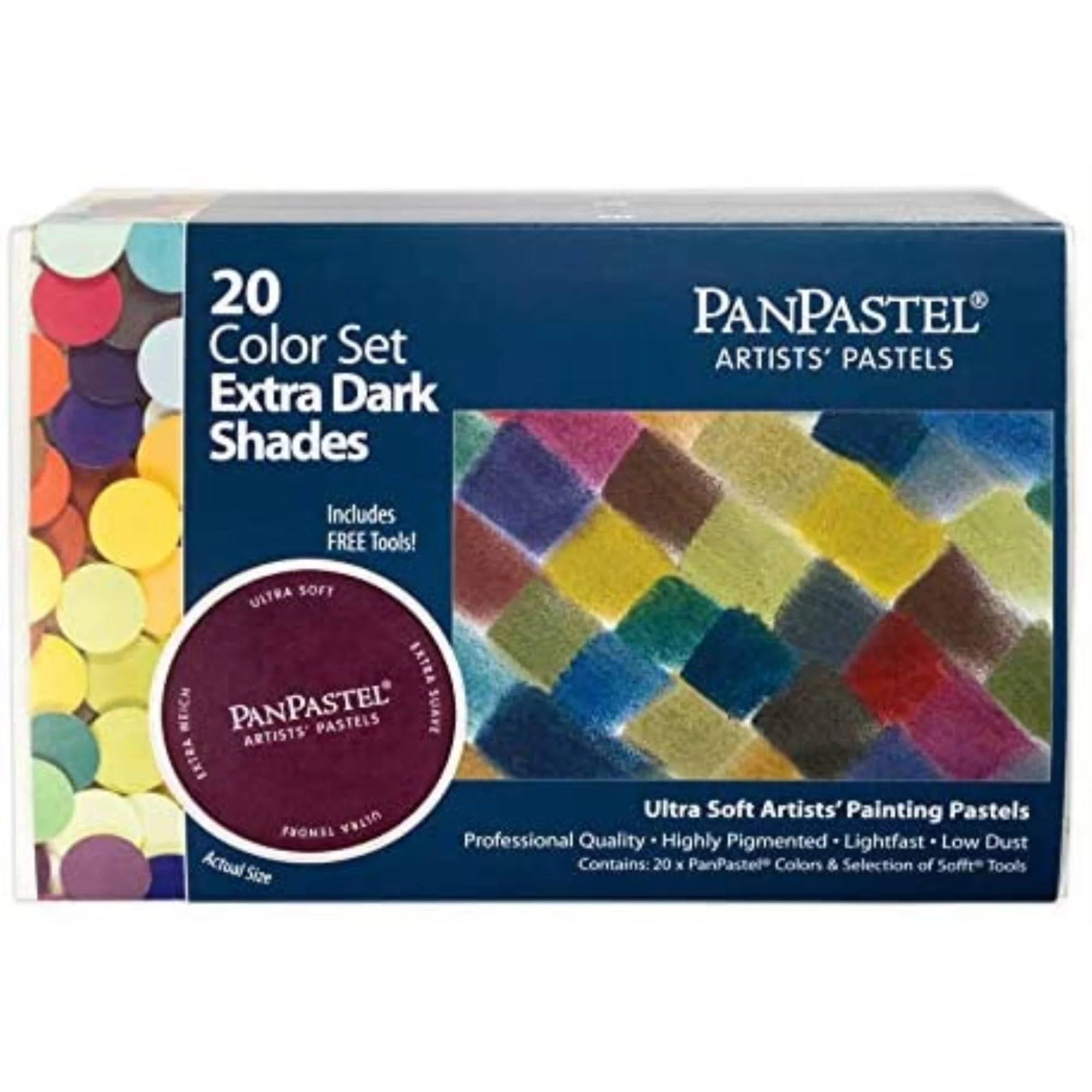 PanPastel® Set, 20-Colors, Extra Dark Shades