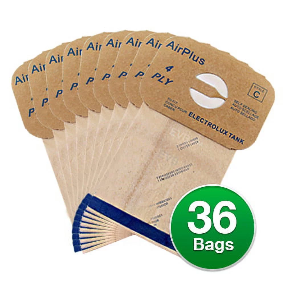 Replacement Type C Vacuum Bag for Electrolux 1401 (3 Pack)