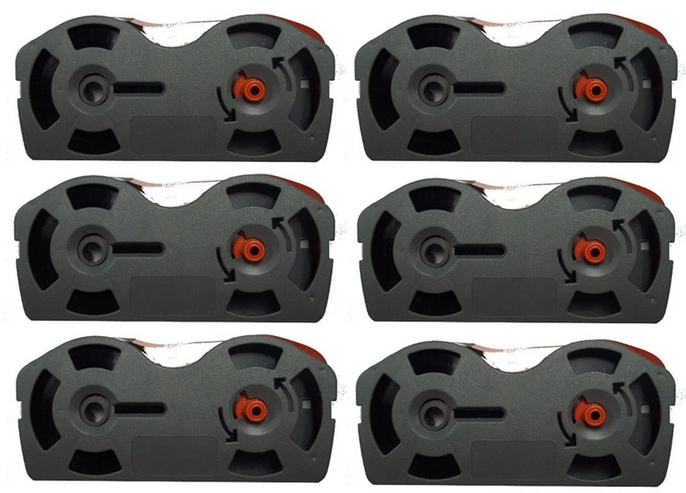 PrinterDash Compatible Replacement for IBM Selectric II/Electronic 50-OS/60-OS/65-OS/75-OS/85-OS Black Typewriter Correctable Ribbons (6/PK) (1299362)