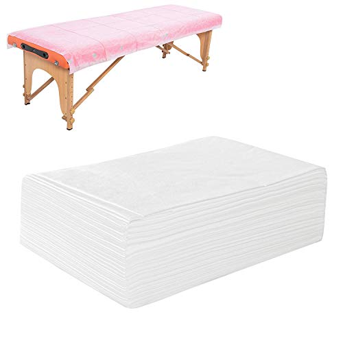 100 PCS Disposable Massage Table Sheets Non Woven Fabric SPA Bed Cover Breathable Polypropylene 31