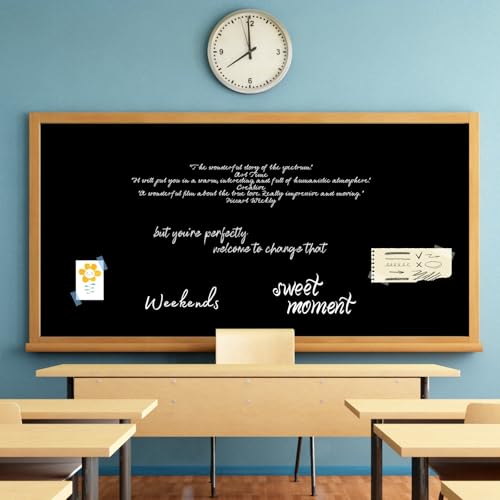 Vanhench Black Wrapping Paper, 17.5