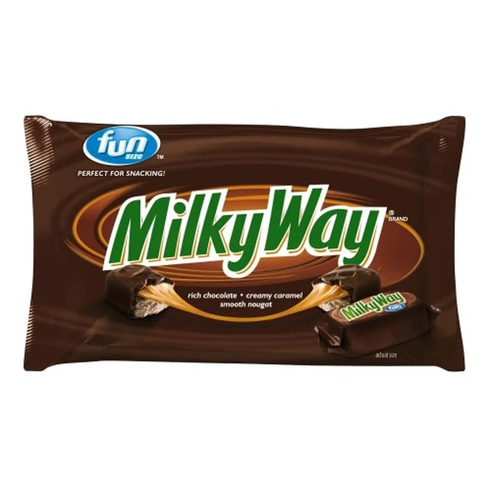 Milky Way Chocolate Candy Bar Fun Size (Pack of 18)