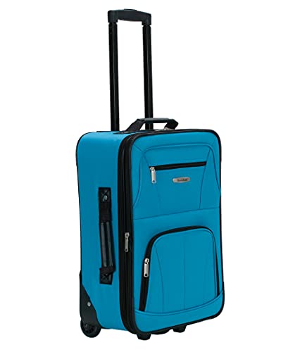 Rockland Fashion Expandable Softside Upright Luggage Set, Charcoal, 2-Piece (14/19)