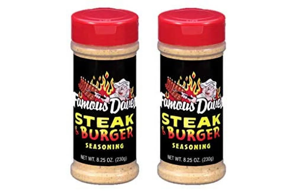 Famous Dave's Steak & Burger Seasoning Bundle - 2 Pack