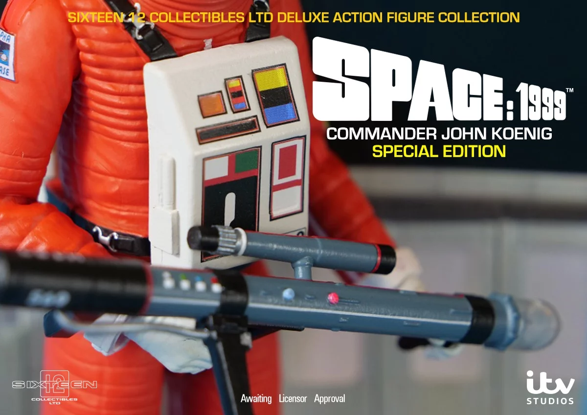 Space 1999 - John Koenig - In Spacesuit with ALP Laser By Sixteen 12