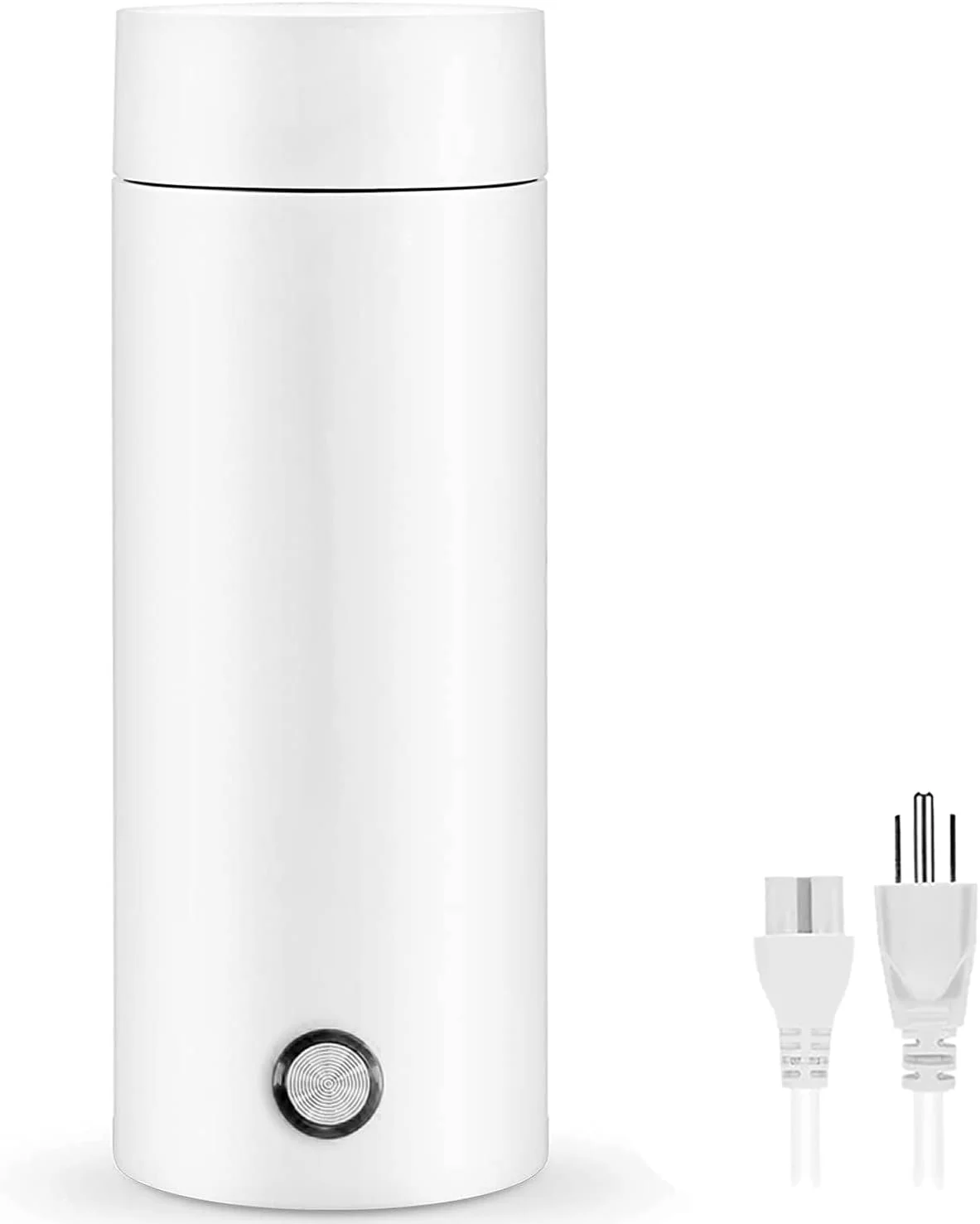 300Ml Portable Electric Kettle And Water Cup, Stainless Steel Bottle, Automatic Shut Off And Dry ion Travel Kettle