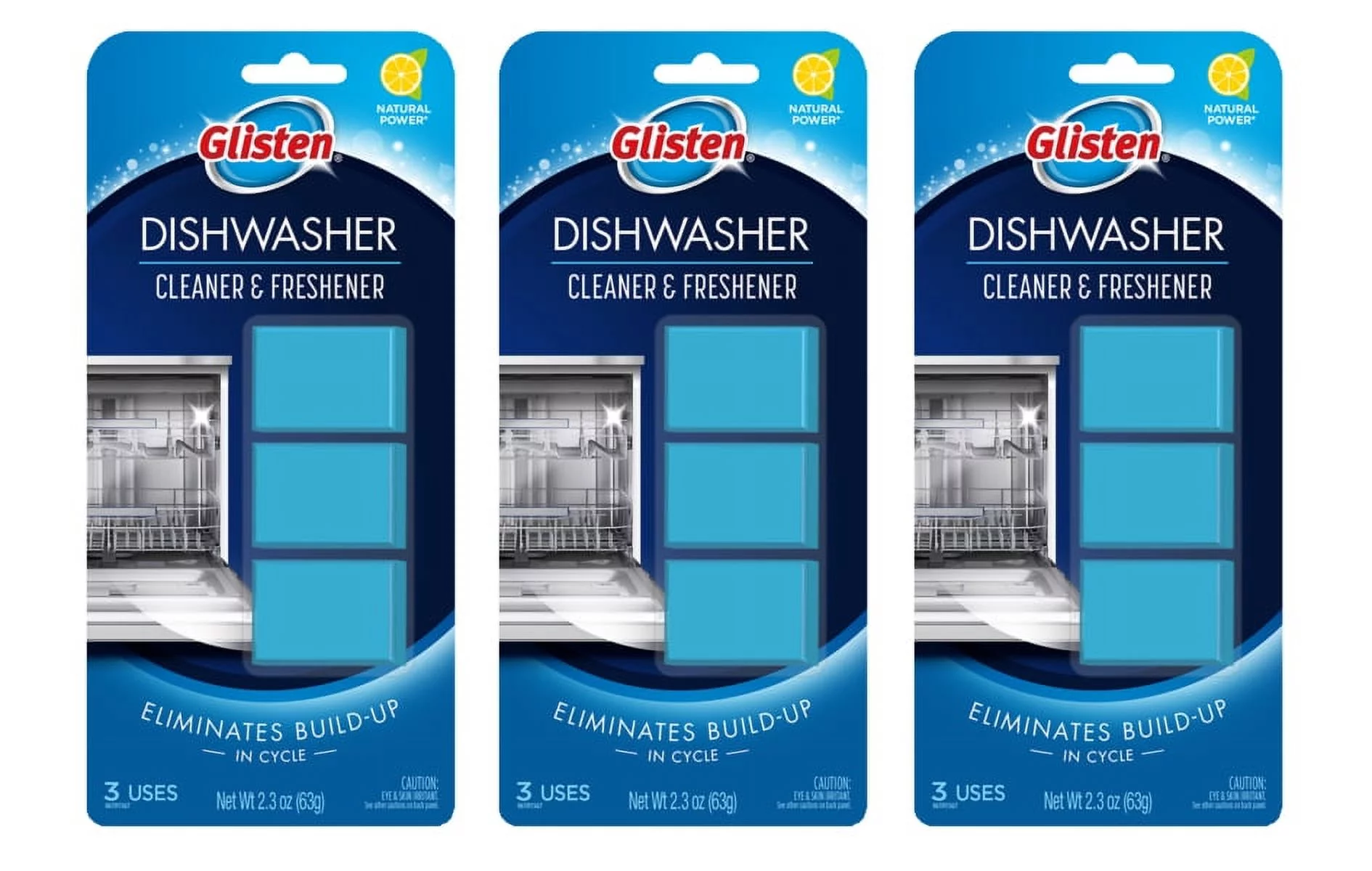 Glisten Dishwasher Cleaner & Freshener, 9 Tablets