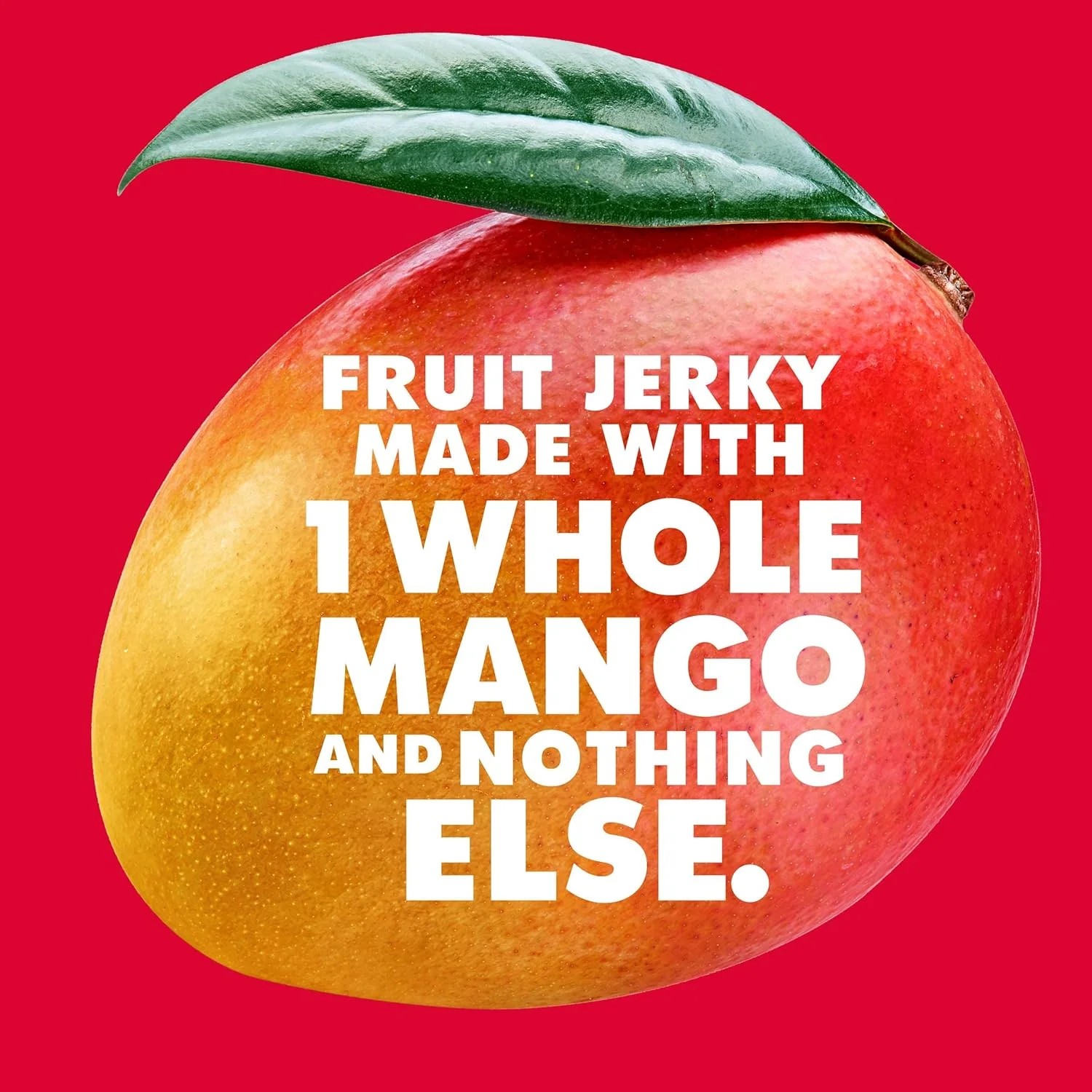 Solely Fruit Jerky Snack Organic Mango .8 oz Stick, 12-pk