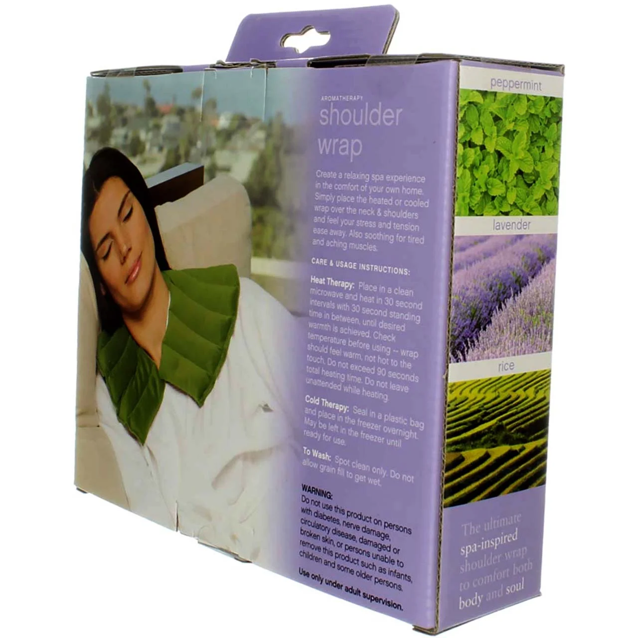 DreamTime SC-SW-SEA-VEL-SOL Spa Comforts Shoulder Wrap