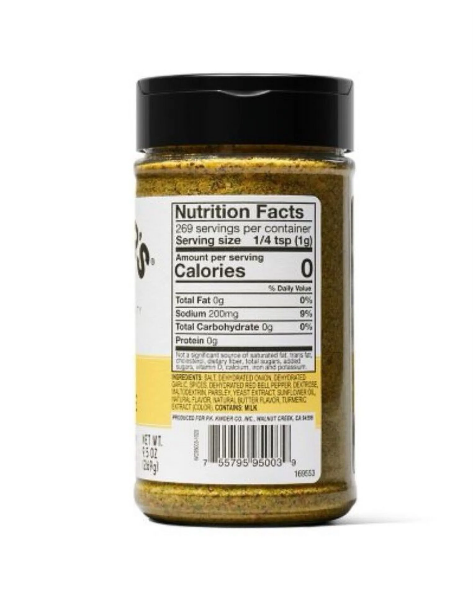 Kinder's Organic Buttery Steakhouse Rub Seasoning 10.4 oz