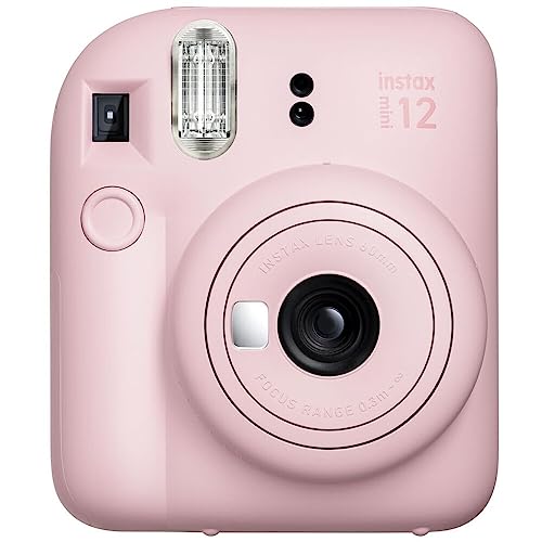 FUJIFILM INSTAX Mini 12 Instant Film Camera Bundled with Instax Accessory Bundle + Cleaning Cloth (8 Items)