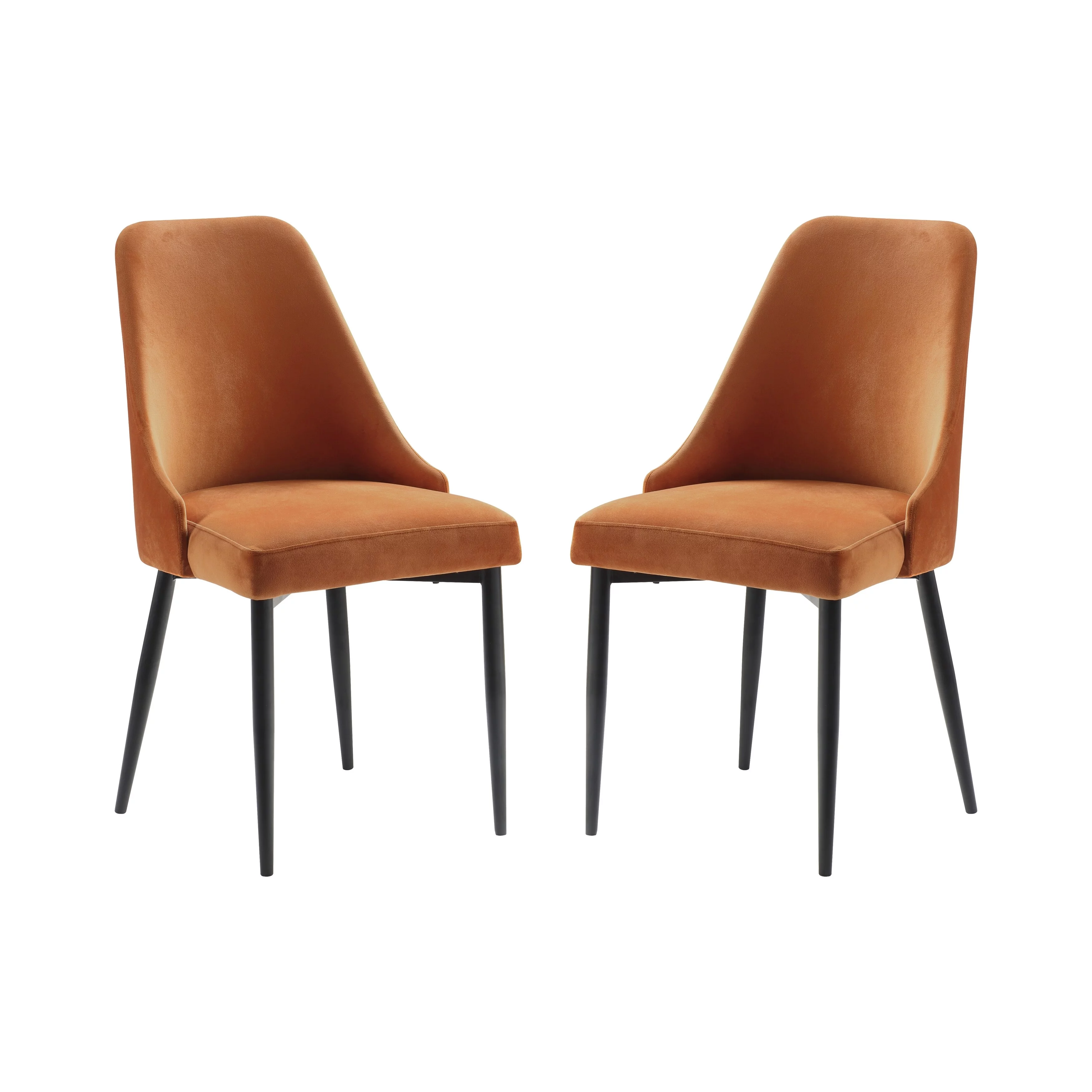 Fremont & Park Rosalie Dining Chair (Set of 2) Orange