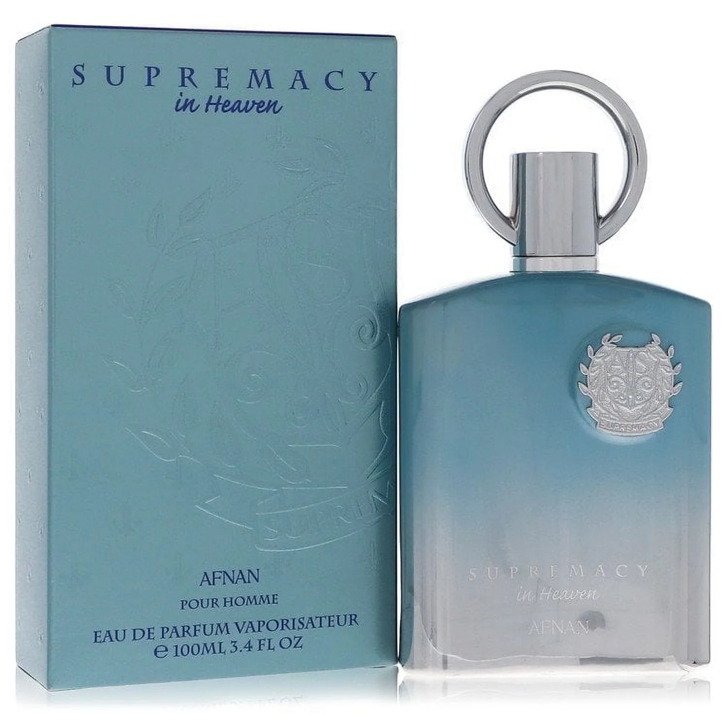 Supremacy in Heaven by Afnan Eau De Parfum Spray 3.4 oz for Men Pack of 4