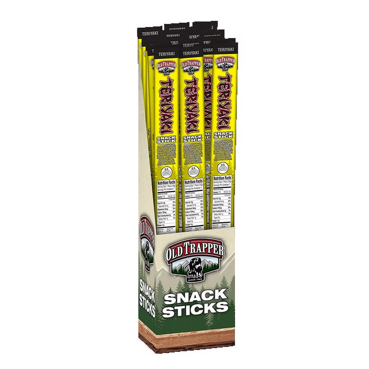 Old Trapper Jumbo Kippered Beef Steaks, Teriyaki - 2 oz (Box of 12)