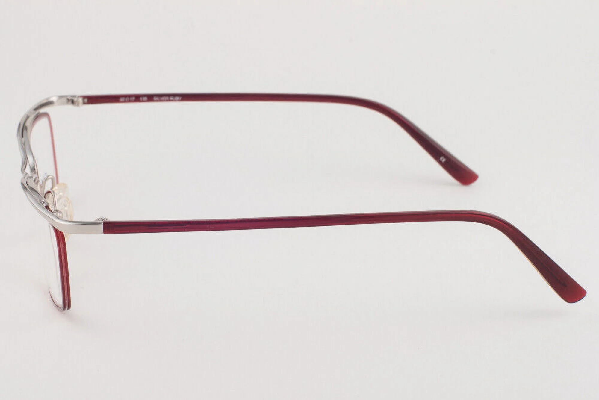 FLEXON 472 027 Silver Ruby Eyeglasses 472-027 50mm Marchon