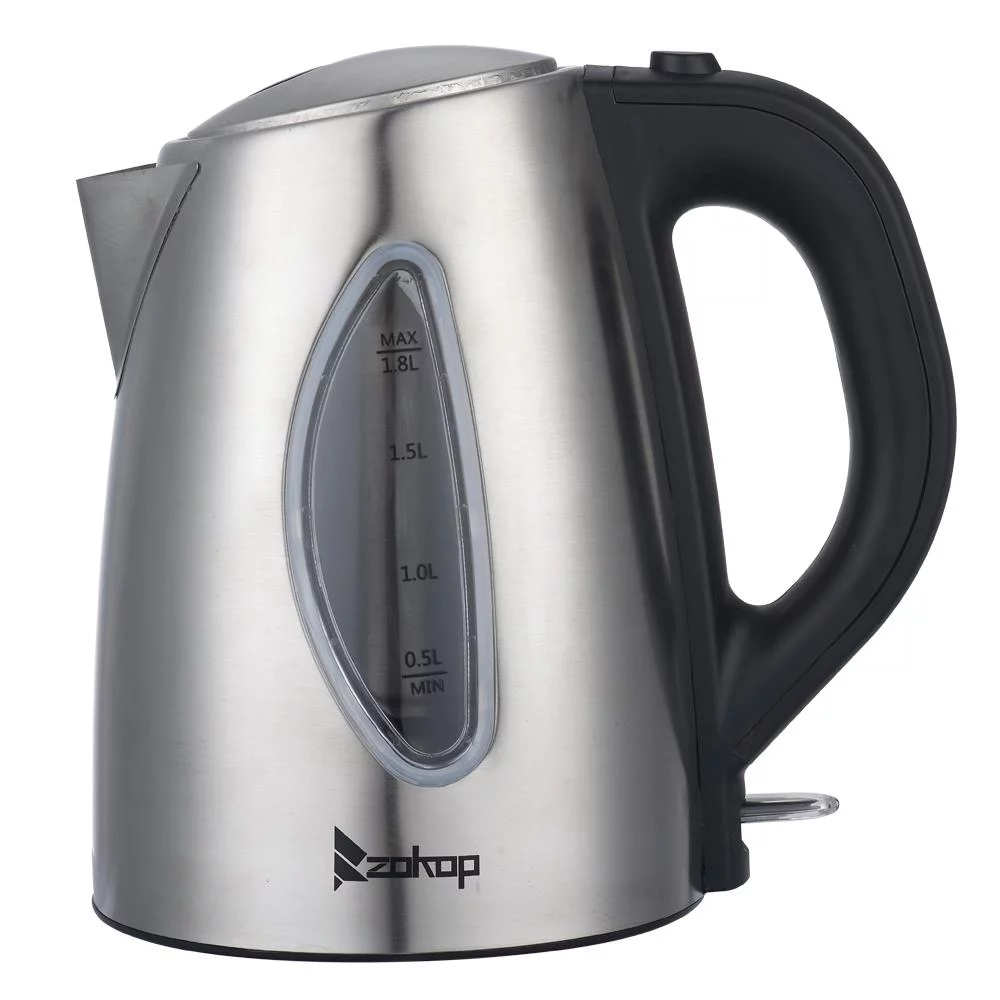 SamyoHome 1.8L Stainless Steel Electric Kettle, Silver