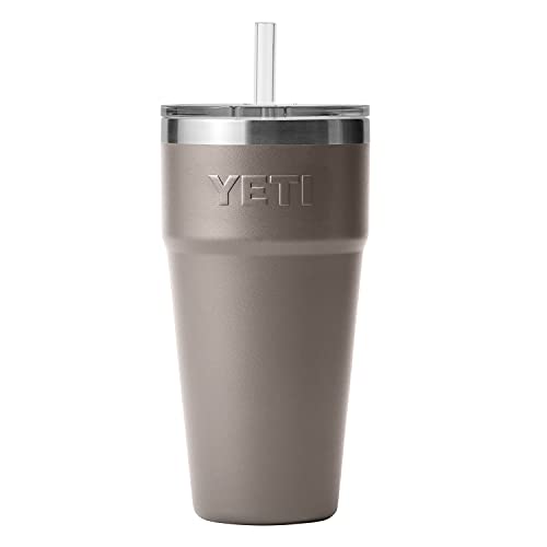 YETI Rambler 26 oz Straw Cup, Vacuum Insulated, Stainless Steel with Straw Lid