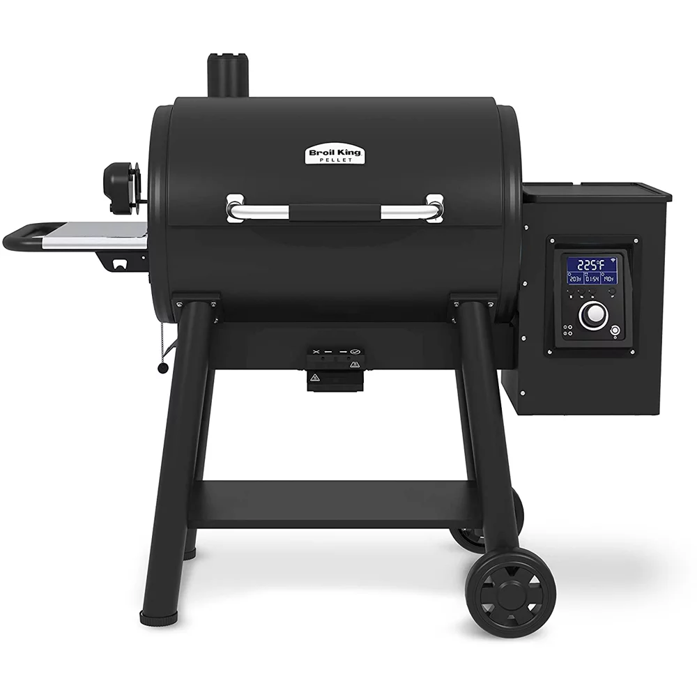 Broil King 496051 Regal Pellet 500 Grill, Black Bundle with Broil King 68488 Premium Grill Cover