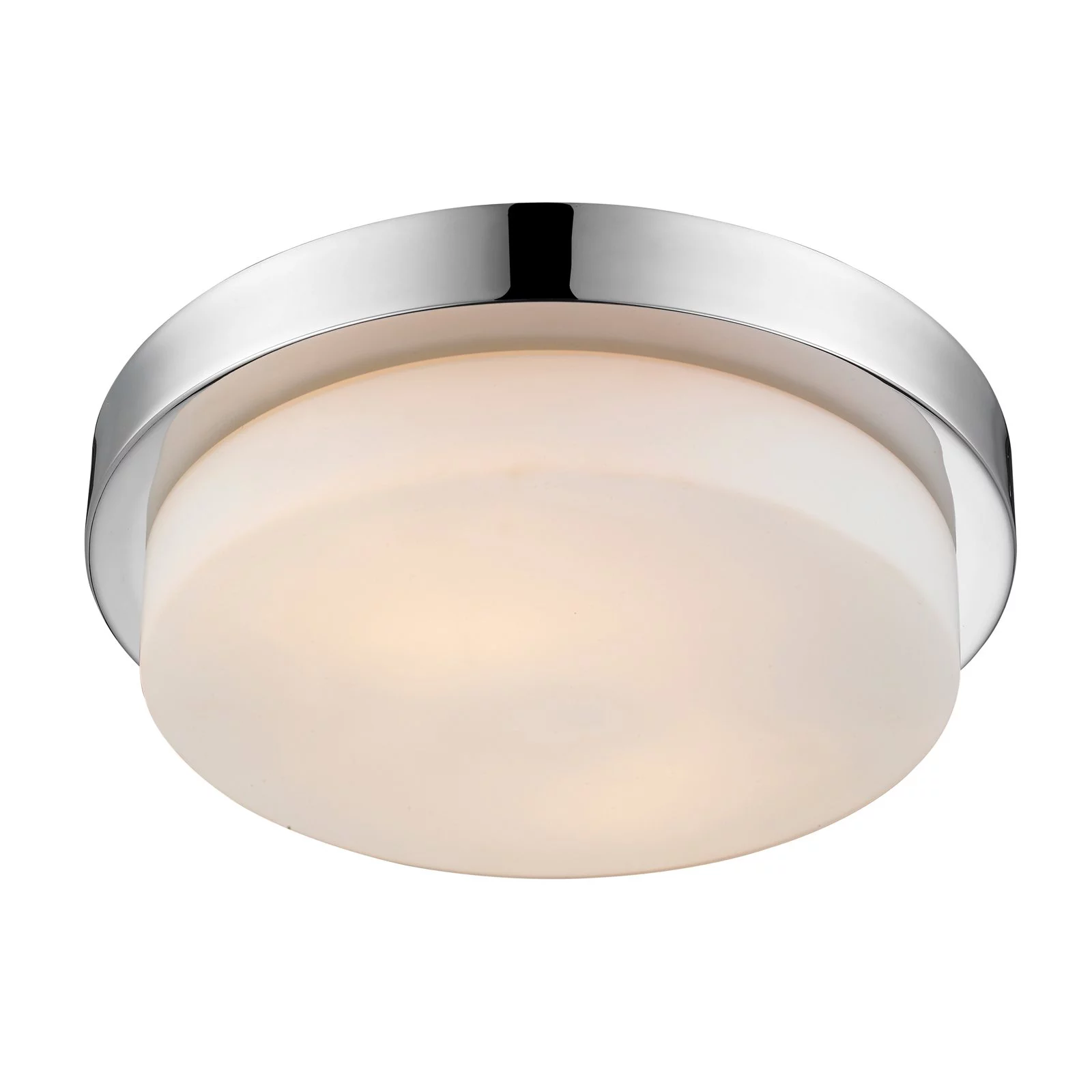 Multi-Family Flush Mount in Pewter with Opal Glass