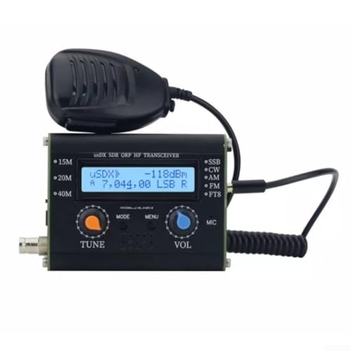 5W USDX S-DR QRP Transceiver QCX-SSB To SSB 3-Band All Mode High Frequency With Handheld Microphone (No Battery)