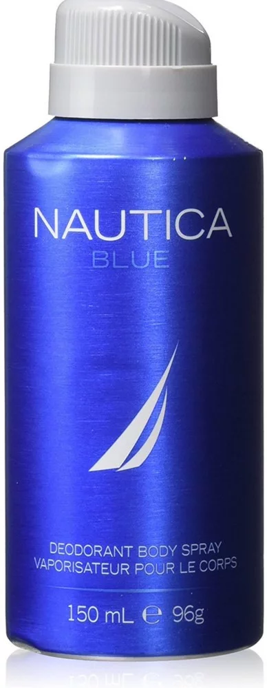 Nautica Deodorant Body Spray for Men, Blue 5 oz (Pack of 4)