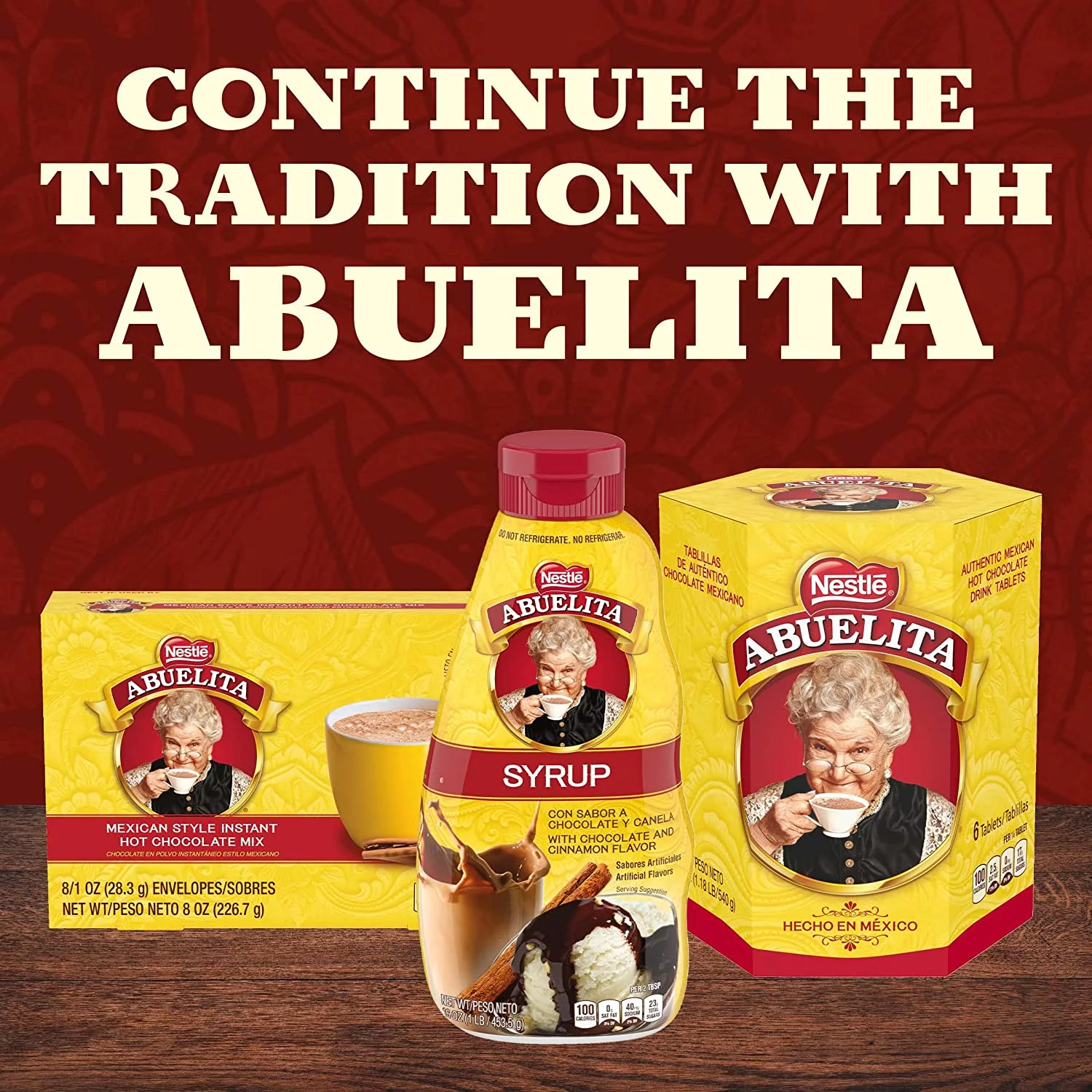NESTLE ABUELITA cocoa powder cocoa powder drink 4.4 Ounce (Pack of 5)
