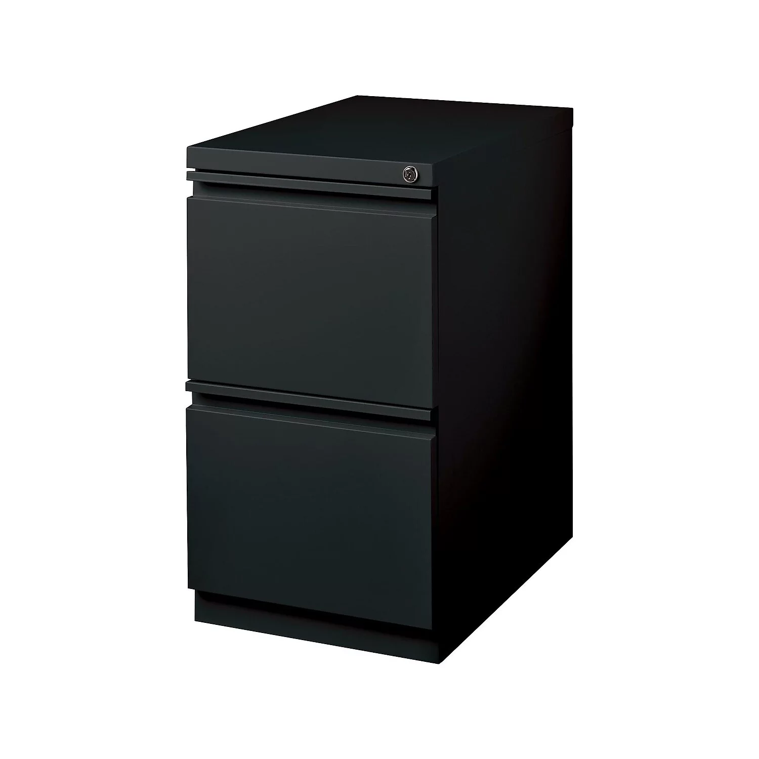 Staples 2-Drawer Vertical File Cabinet Locking Letter Black 19.88
