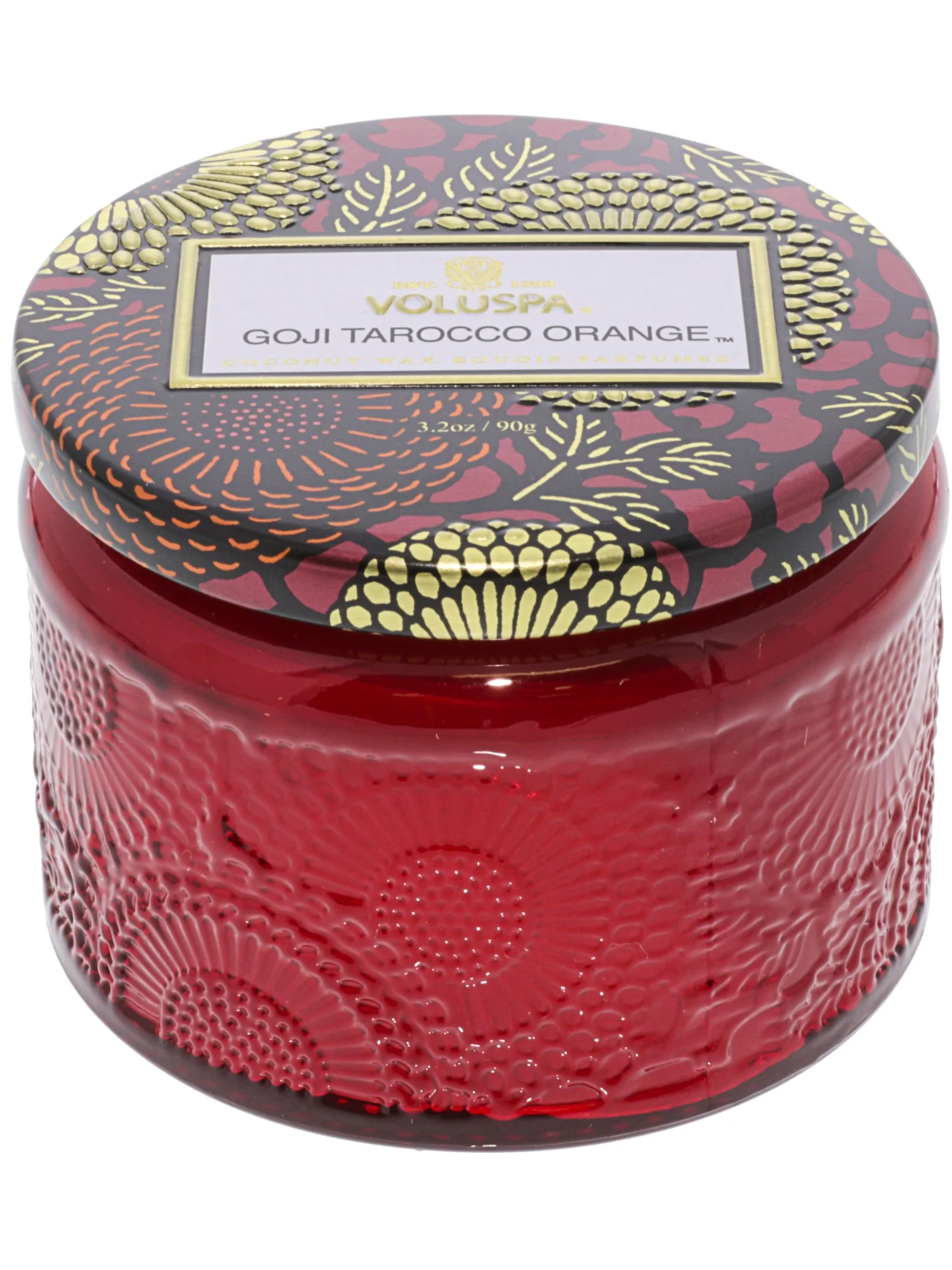 Voluspa Small Glass Jar Candle - Goji And Tarocco Orange VOL-7241