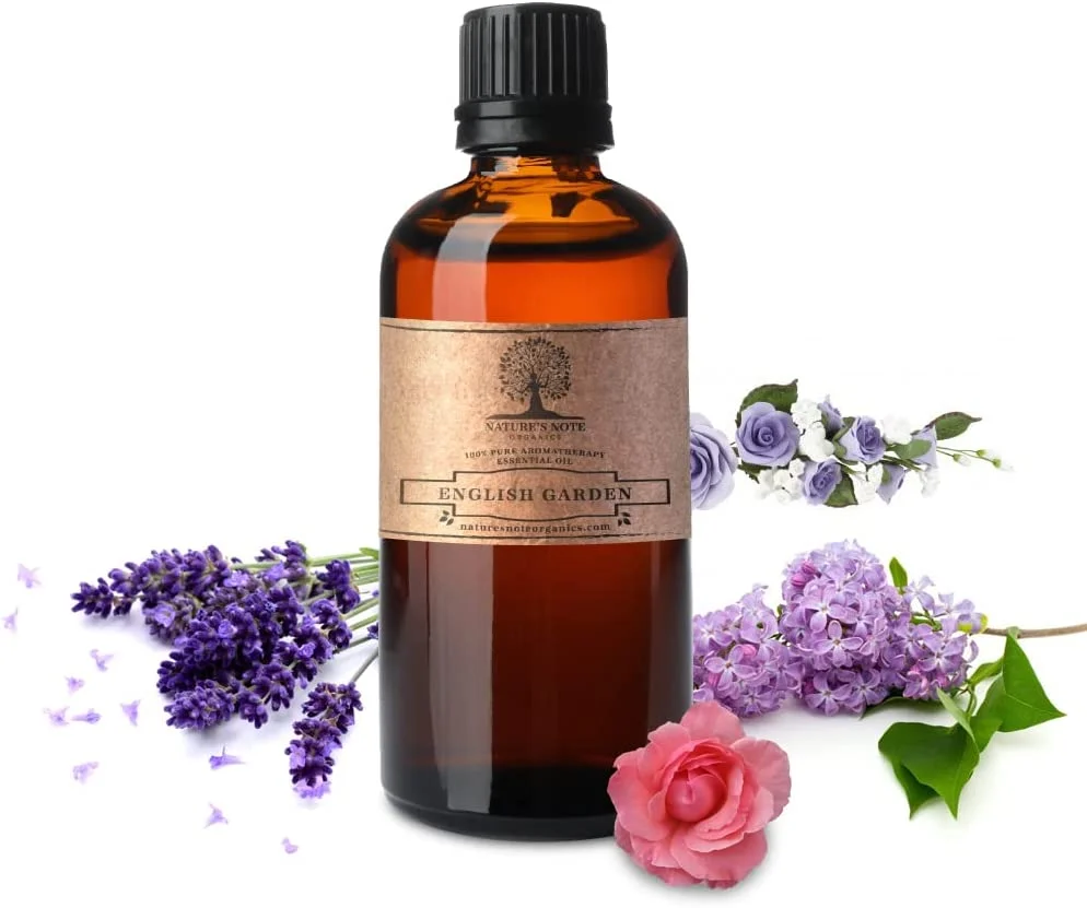 English Garden Essential Oil - 100% Pure Aromatherapy Grade Essential oil by Nature's Note Organics - 0.3 Fl Oz