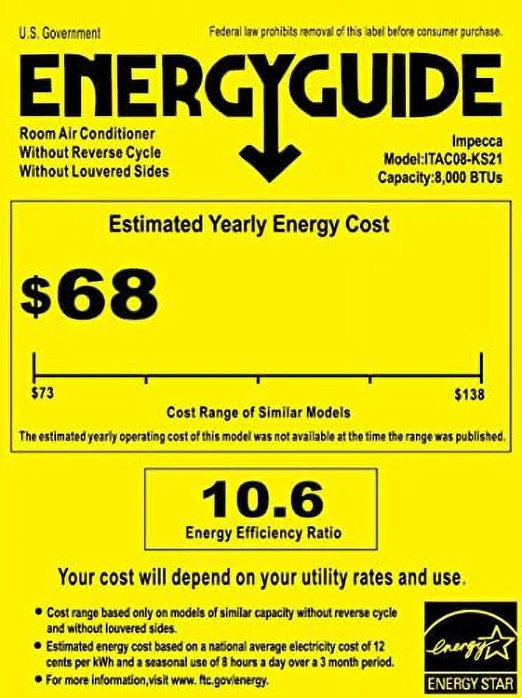 Electronic Through The Wall Air Conditioner, 5-15P/110